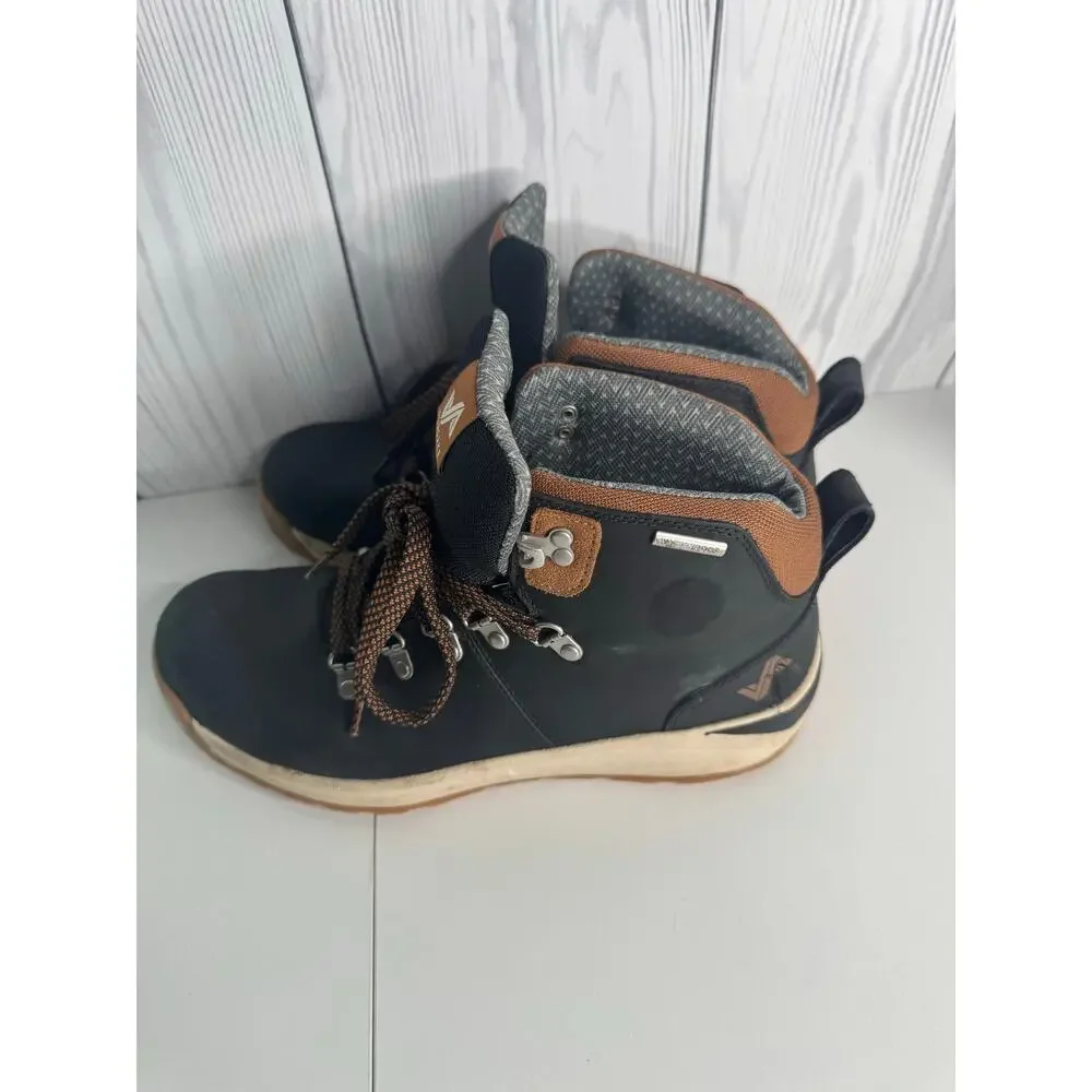 Forsake Men’s Waterproof Halden  Boot Black Leather Size 9.5  Lace Up Hiker